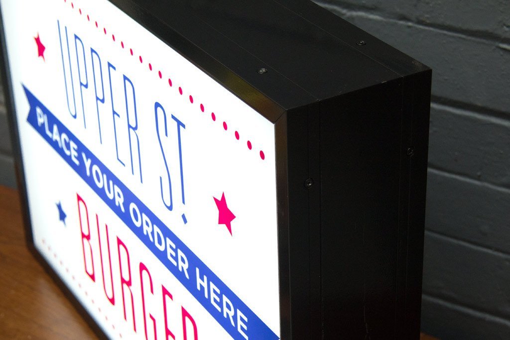 'The Angel' - Black Metal Light Box ***FACTORY SECONDS***