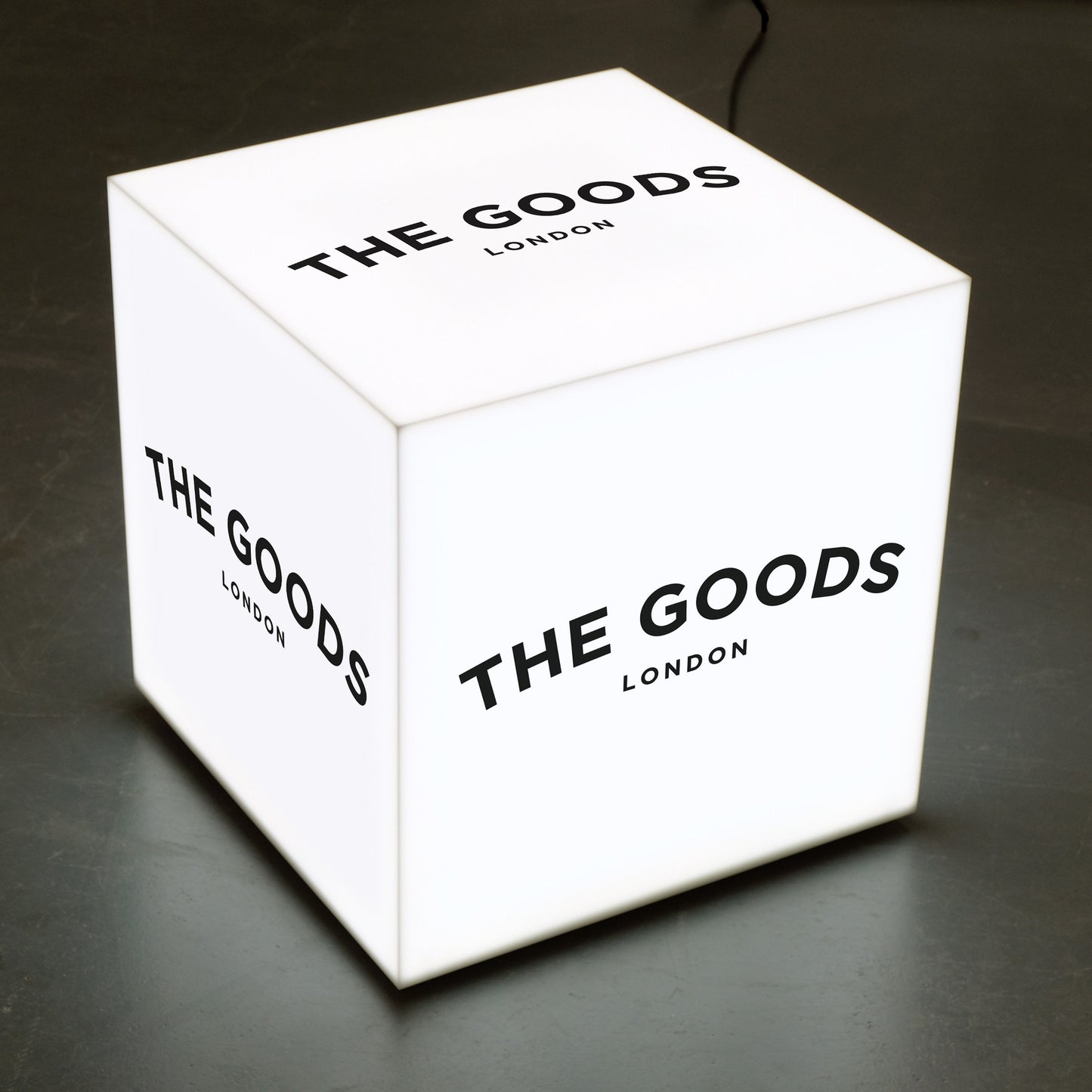 'The Barnet' - Custom Acrylic Cube Light Box Sign