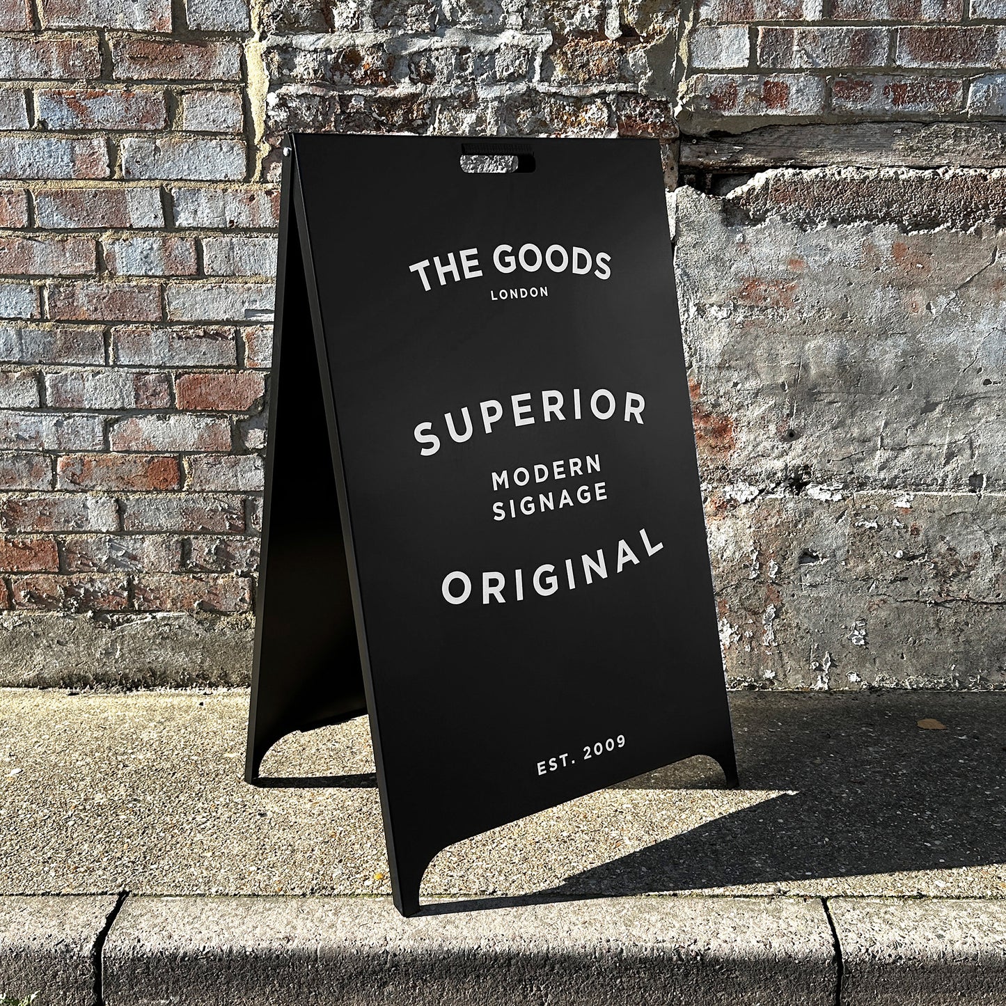 'The Fitzrovia' - Metal Pavement Sign