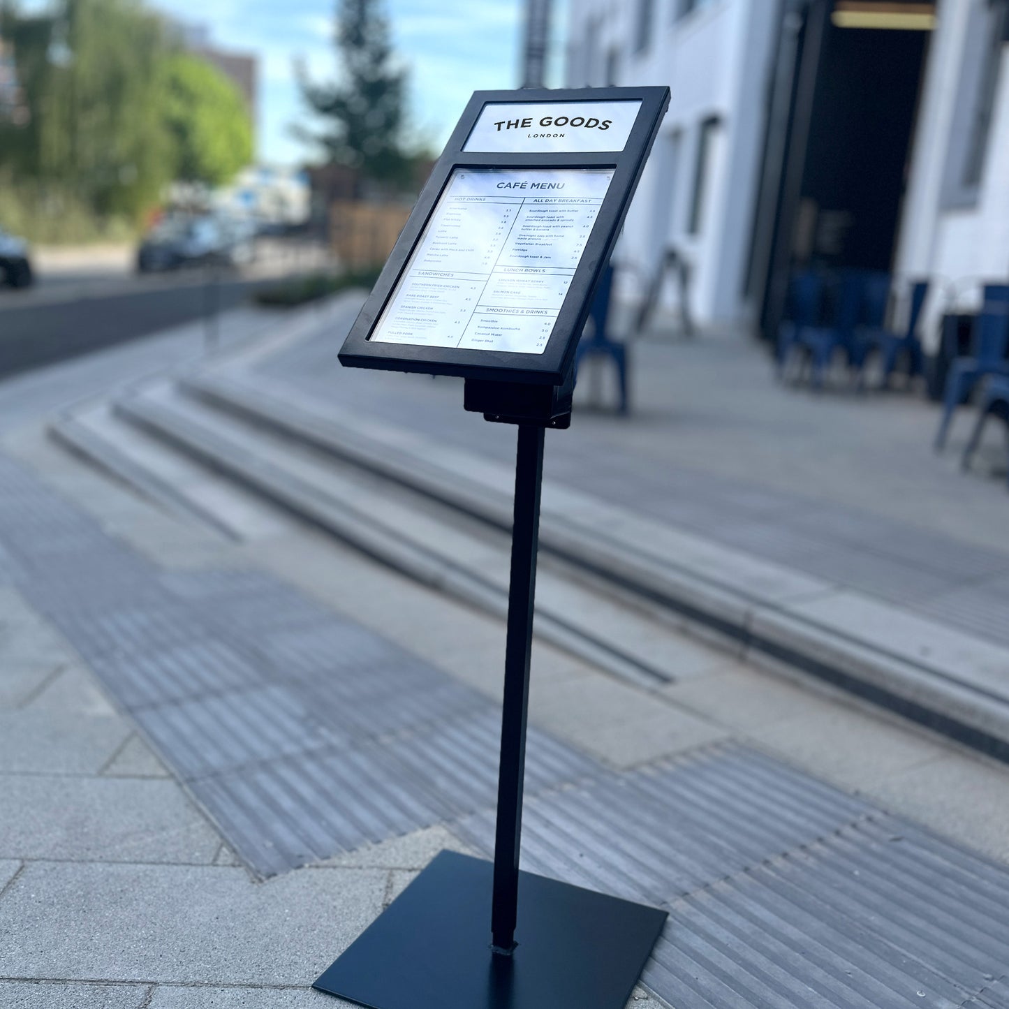 Illuminated Menu Stand 
