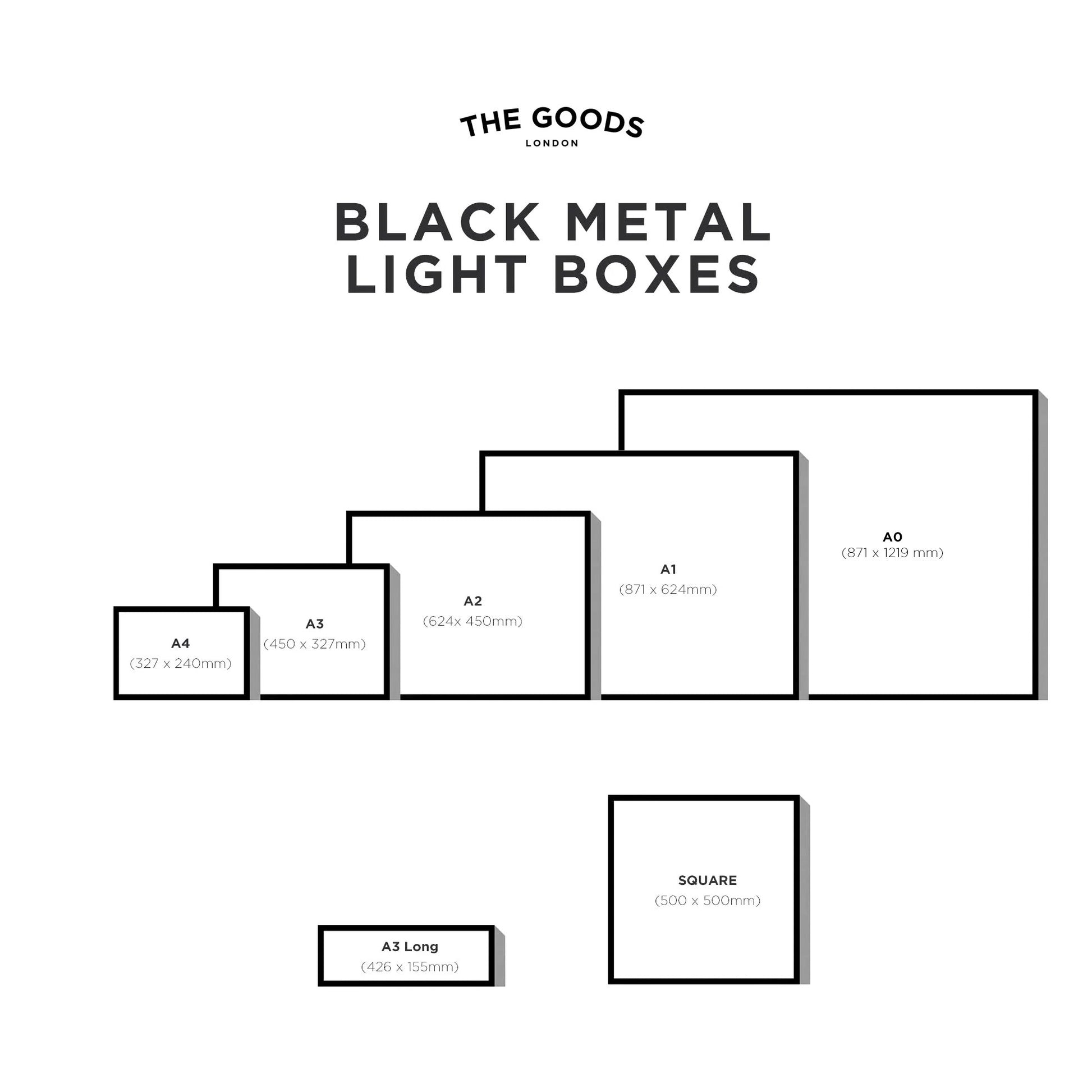 'The Hoxton' - Hanging Light Box Sign (Single Sided) – The Goods London