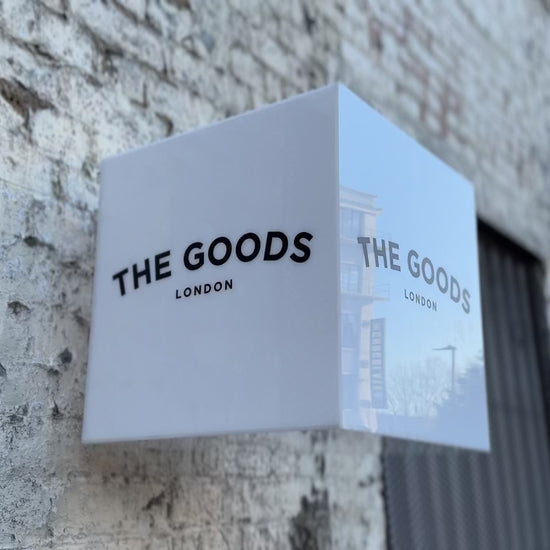 Cube Light Box Sign