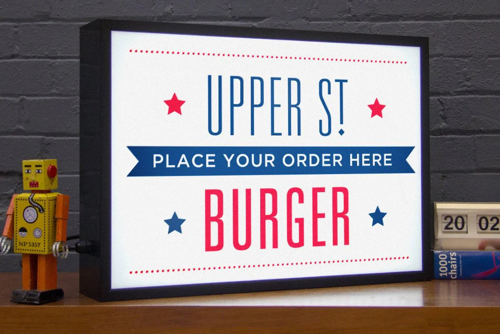 'The Angel' -  Black Metal Light Box