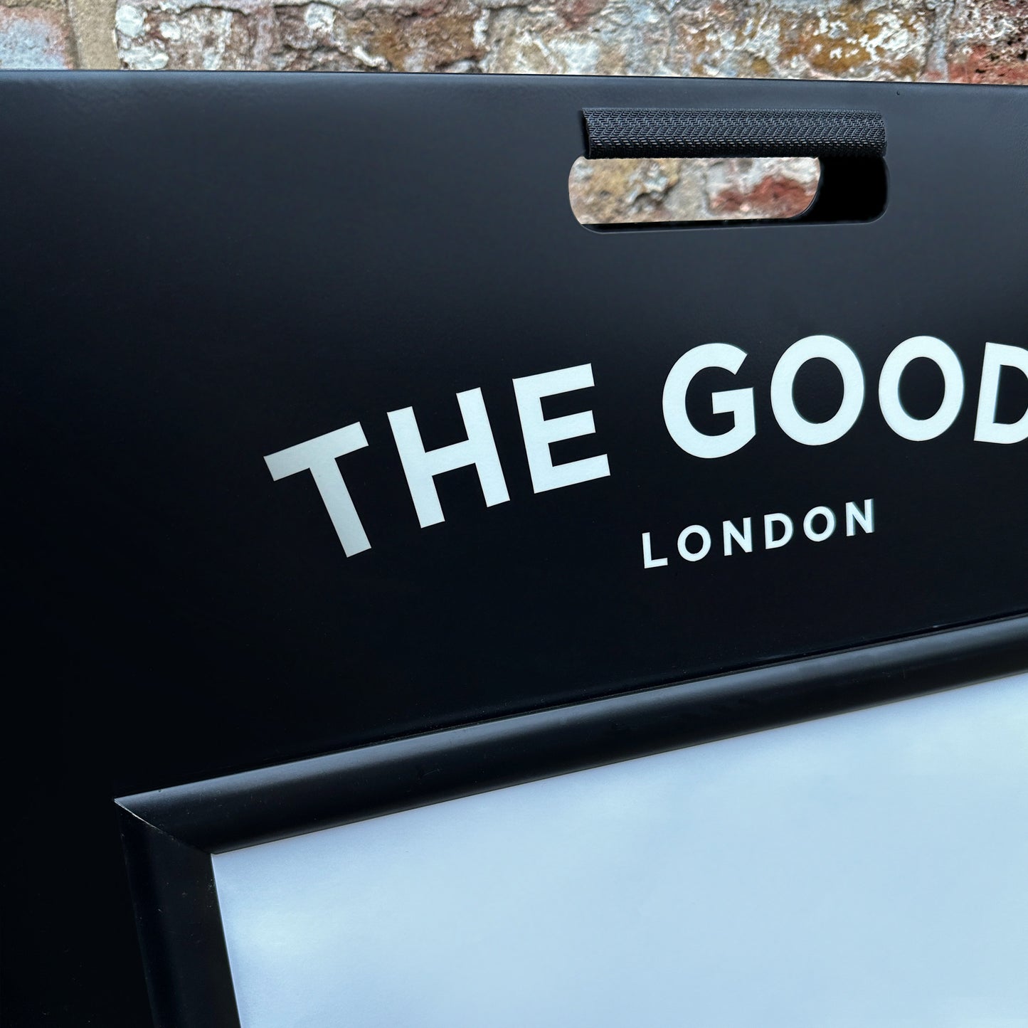 Black Snap Frame A Board Sign