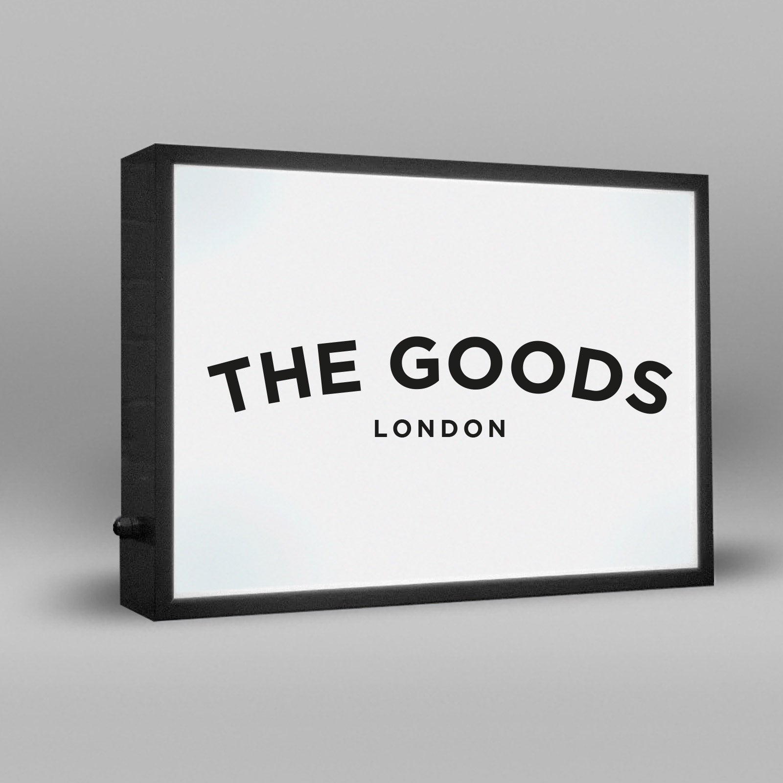 Black Metal Light Box