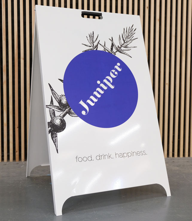 'The Fitzrovia' - Metal Pavement Sign