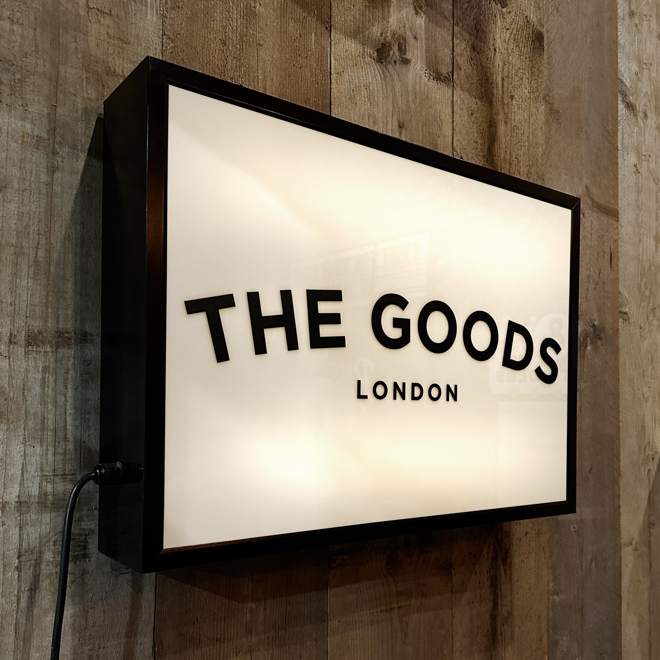 'The Angel' - Black Metal Light Box – The Goods London
