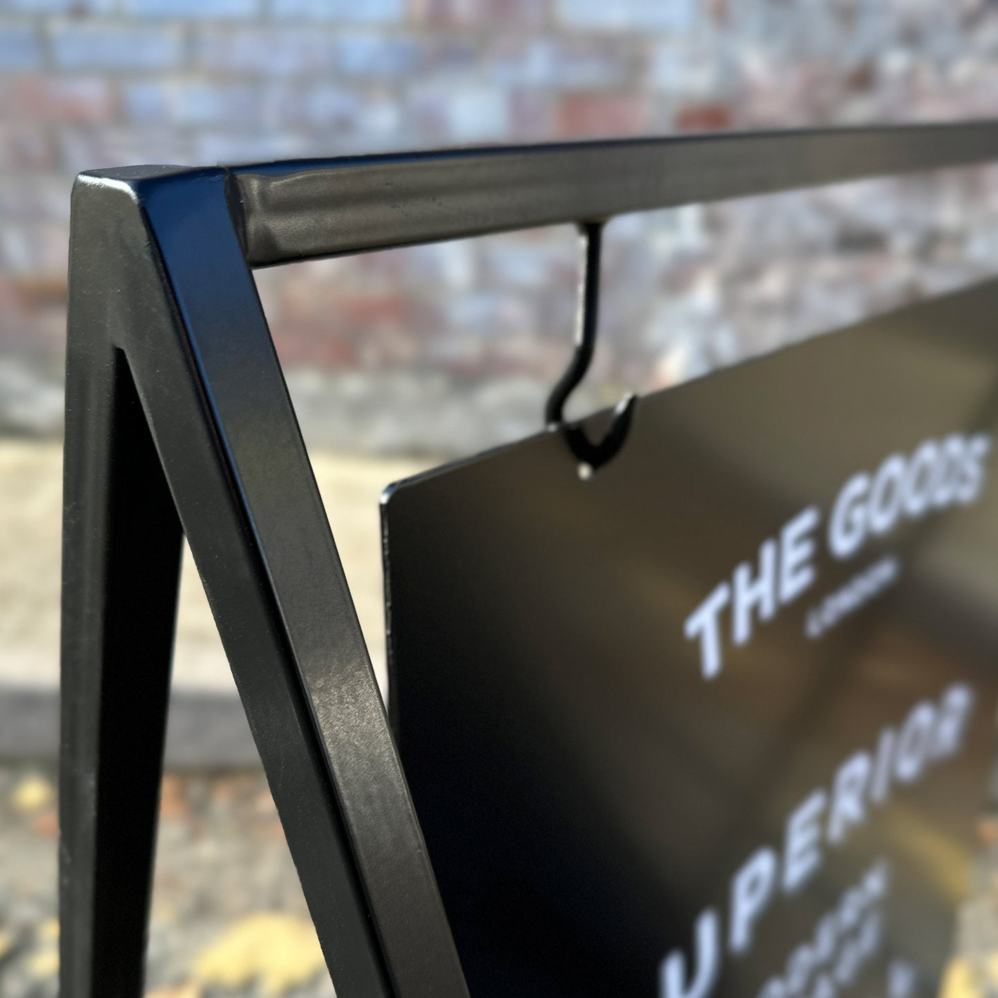 Rocking A Frame Sign Detail